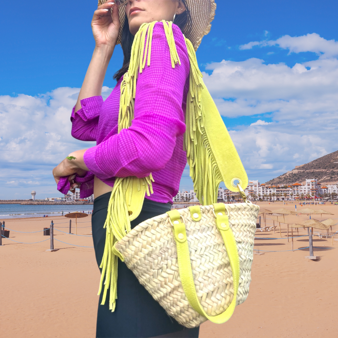 Coffa Andromeda in paglia The Lost Bag by Francesca Caridi